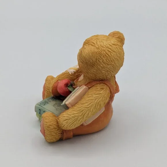 Cherished Teddies 1993 Seth School Days September Bear Figurine (914835) - Picture 5 of 11